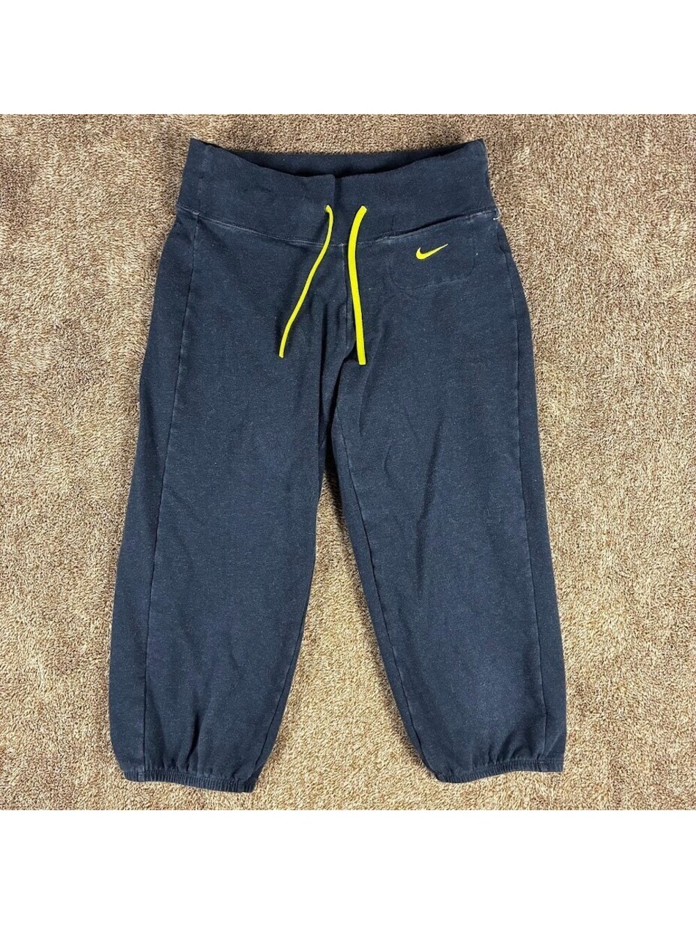 Nike Dri-Fit Capri Joggers Womens Size Small Navy